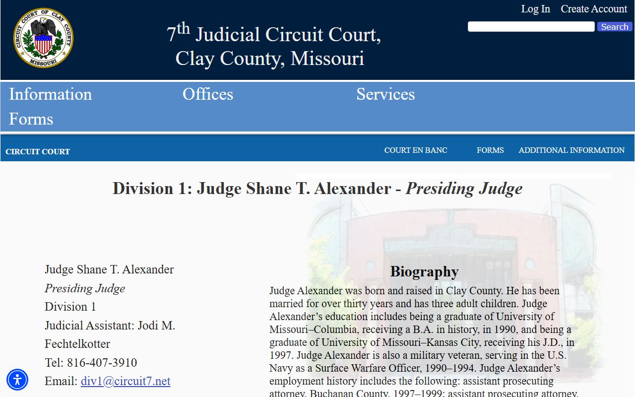 Clay County court records Division 1 treatment courts