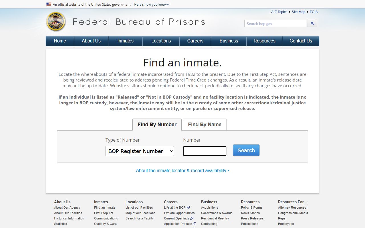 Clay County inmate records federal inmate locator
